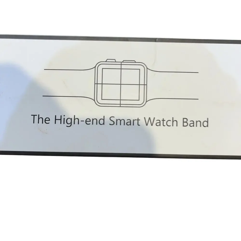 Blue Metalic Apple Watch Band & Link Remover fits 42-45mm Series 4-9 & SE